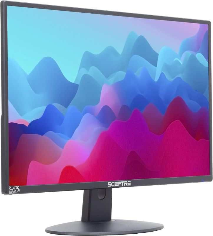 Photo 1 of Sceptre 20" 1600x900 75Hz Ultra Thin LED Monitor 2x HDMI VGA Built-in Speakers, Machine Black Wide Viewing Angle 170° (Horizontal) / 160° (Vertical)