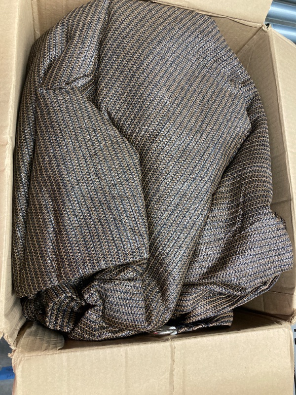 Photo 1 of Windscreen4less 16' x 20' Sun Shade Sail Rectangle Outdoor Canopy Cover UV Block for Backyard Porch Pergola Deck Garden Patio (Brown) 16' x 20' Brown