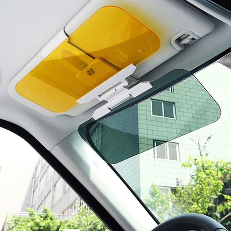 Photo 1 of Car Sun Visor Extender Anti Glare Blocker HD Day Night Driving Visor Glare Sun Shield Tinted Lens Blocker Car Extender Visor Sunscreen Extendable Visor for Car Sun Windshield Glare Blocking Visor