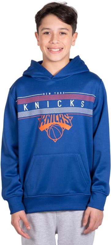 Photo 1 of Ultra Game NBA Boys Super Soft Poly Midtwon Pullover Hoodie Sweatshirt, SIZE SMALL