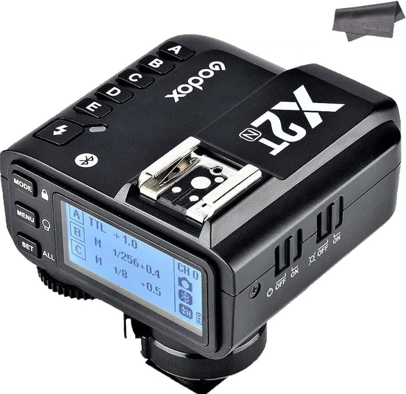 Photo 1 of Godox X2T-N Wireless Flash Trigger Compatible with Nikon Camera Bluetooth Connection APP Control 1/8000s HSS Transmitter for Godox V1N TT685N TT350N V860II-N TT600 AD200 (X2T N Compatible with Nikon)