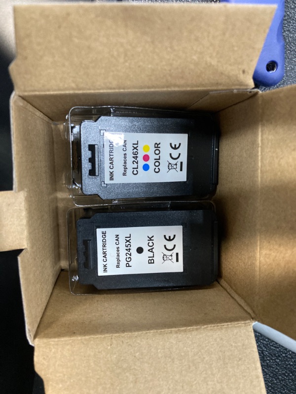 Photo 2 of 245XL 246XL Ink Cartridge for Canon PG-245XL CL-246XL, Compatible with Canon Pixma MX490 MX492 TS3100 TS3300 TS3320 TR4500 TR4520 Printer