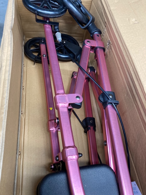 Photo 3 of Able Life Space Saver Rollator - Regal Rose