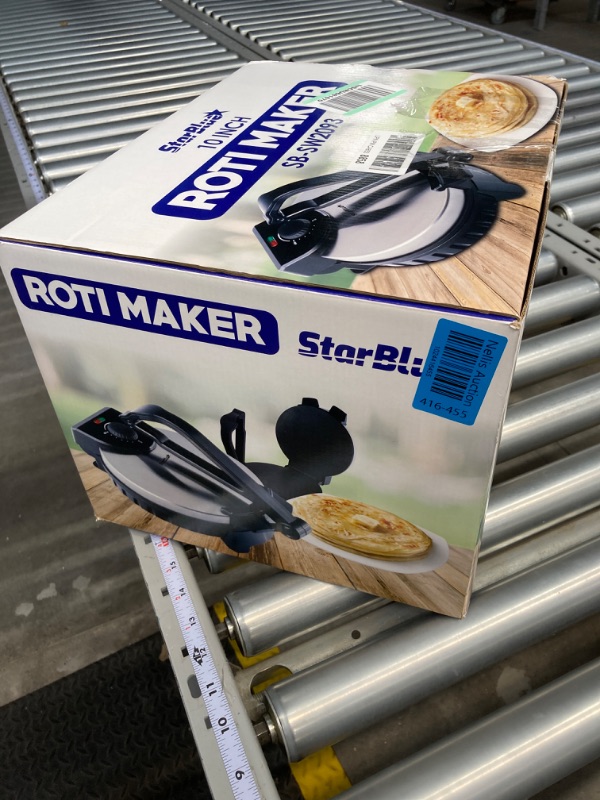 Photo 4 of 10inch Roti Maker by StarBlue with FREE Roti Warmer - The automatic Stainless Steel Non-Stick Electric machine to make Indian style Chapati, Tortilla, Roti AC 110V 50/60Hz 1200W SB-SW2093