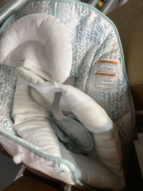 Photo 2 of Ingenuity Keep Cozy 3-in-1 Grow with Me Vibrating Baby Bouncer Seat & Infant to Toddler Rocker - Spruce, Newborn and up