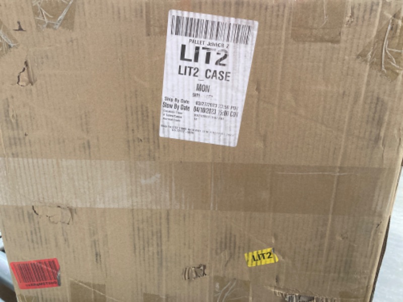 Photo 1 of Storage Bins with Lids - 11Gal Collapsible Storage Bins, Stackable Storage Bins, 5 Packs Plastic Storage Bins with Doors & Wheels, Folding Storage Boxes set,Stackable Storage Bins, Containers for Organizing 5 Pack-Large Tan / White