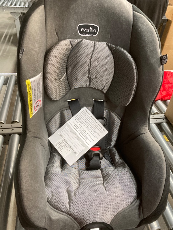 Photo 2 of Evenflo Car Seat with Quick Clean Cover (Revere Gray)