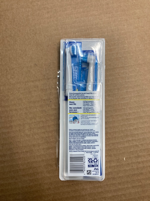 Photo 2 of ***see notes** box is damaged Oral-B Sensitive Gum Care Electric Toothbrush Replacement Brush Heads Refill, 3 Count