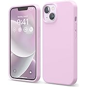 Photo 1 of elago Compatible with iPhone 14 Case, Liquid Silicone Case, Full Body Protective Cover, Shockproof, Slim Phone Case, Anti-Scratch Soft Microfiber Lining, 6.1 inch (Light Lilac