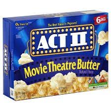 Photo 1 of 4pk Microwave Popcorn Act II Movie Theatre Butter 8.25 oz
