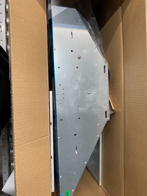 Photo 1 of Tieasy Wall Mount Range Hood 30 inch with Ducted/Ductless Convertible Duct, Stainless Steel Chimney-Style Over Stove Vent Hood with LED Light, 3 Speed Exhaust Fan, 450 CFM Mesh Filters