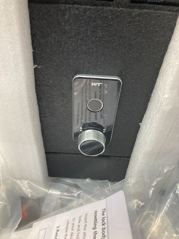 Photo 4 of Center Console Vault Gun Safe Box Compatible with 2021-2024 Ford Bronco Sport, with Fingerprint Lock