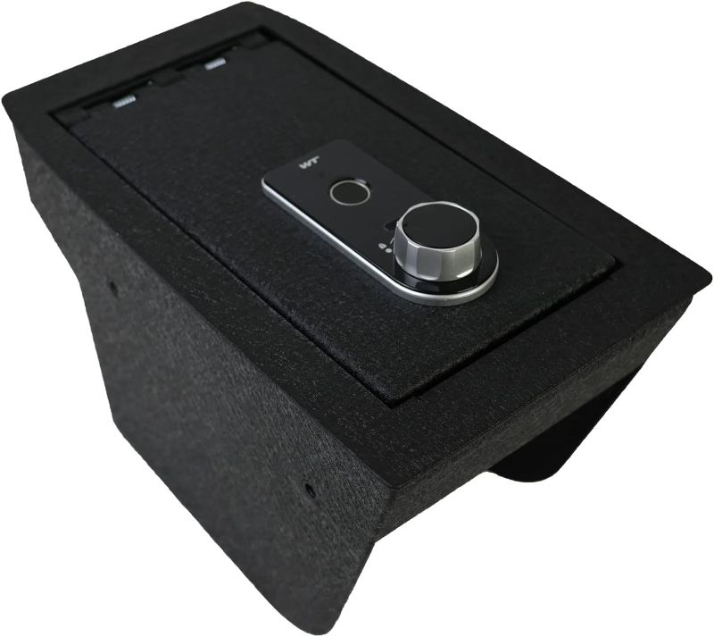 Photo 1 of Center Console Vault Gun Safe Box Compatible with 2021-2024 Ford Bronco Sport, with Fingerprint Lock