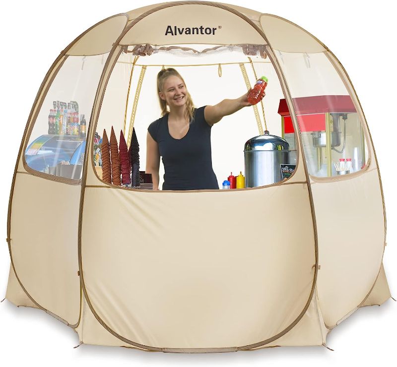 Photo 1 of Alvantor Pop Up Canopy for Commercial Activity - Vendor Booth Event Tent - 10x10 - Camping Gazebos - Beige