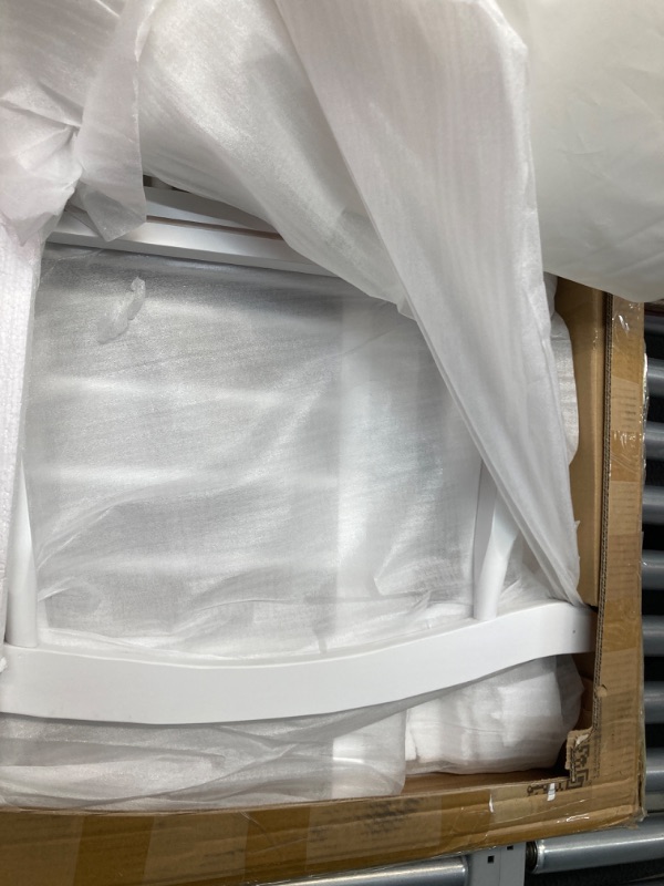Photo 1 of Dream on Me Rocking Cradle, White , 38x22x32.5 Inch (Pack of 1) White Dream on Me Rocking Cradle