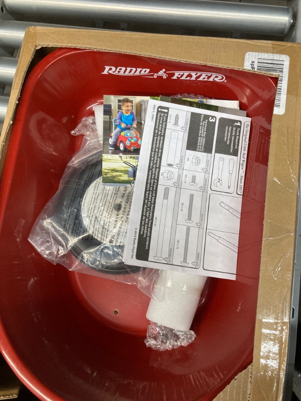 Photo 2 of Radio Flyer Kid's Wheelbarrow , Red