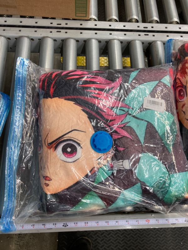 Photo 1 of Anime Sherpa Blanket,Comfortable Sherpa Fleece Throw Blanket,Ultra Soft Flannel Blankets,Double Layer Fabric Warm Blankets for Bedding Sofa Travel 60"X50" Anime 50x60in