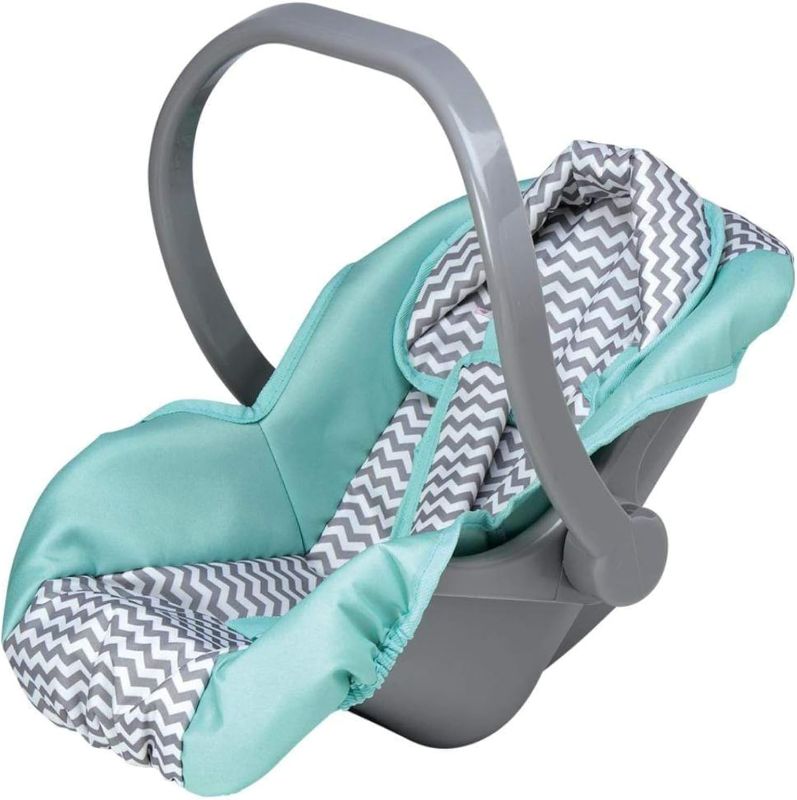 Photo 1 of Adora Creative Zig Zag Baby Doll Car Seat Carrier Removable Cover, Machine Washable and Fits Most Dolls & Plush Animals Up To 20”, Birthday Gift For...
