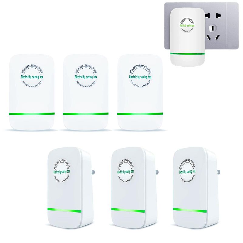 Photo 1 of Power Saver Pro - Electric Power Saver Device - Electricity Energy Saving Box - Intelligent Household Power Saving Device Balance Current Source Stabilizes The Voltage Supply for Home Office Factory 6 PCS