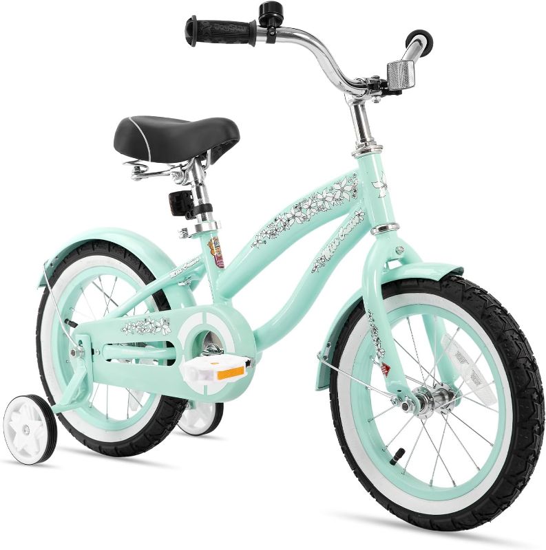 Photo 1 of JOYSTAR 12" 14" 16" Kids Cruiser Bike for Ages 2-7 Years Old Girls & Boys, Kids Bike with Training Wheels & Coaster Brake, Single Speed...
