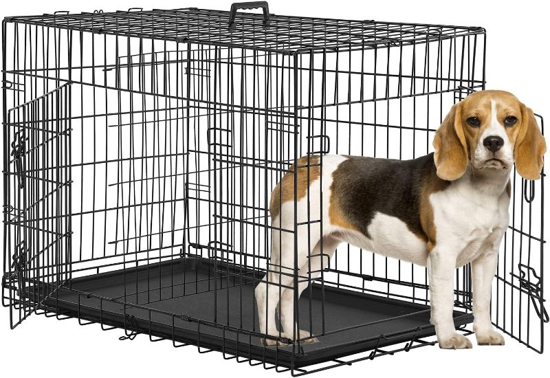 Photo 1 of BestPet 24,30,36,42,48 Inch Dog Crates for Large Dogs Folding Mental Wire Crates Dog Kennels Outdoor and Indoor Pet Dog Cage Crate with Double-Door,Divider...
