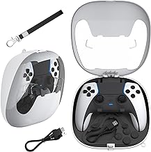 Photo 1 of Rechargeable Case for PS5/PS5 Edge DualSense Controller Hard Shell Protective Cover Storage Case Carrying