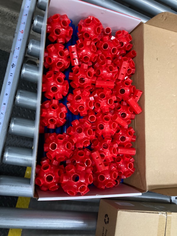 Photo 1 of SpringFlower Fort Building Kit for Kids,STEM Construction Toys, Educational Gift for 3 4 5 6 7 8 9 10 11 12 Years Old Boys and Girls,Ultimate Creative Set for Indoor & Outdoors Activity,100 Pcs