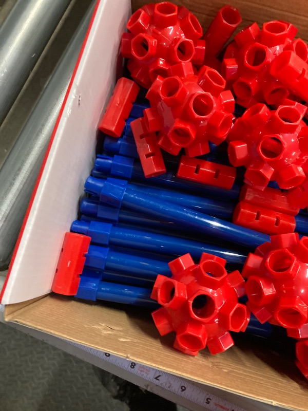 Photo 1 of SpringFlower Fort Building Kit for Kids,STEM Construction Toys, Educational Gift for 3 4 5 6 7 8 9 10 11 12 Years Old Boys and Girls,Ultimate Creative Set for Indoor & Outdoors Activity,100 Pcs