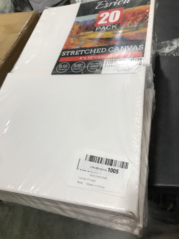 Photo 2 of 20 Pack Canvases for Painting with 8x10, Painting Canvas for Oil & Acrylic Paint. 20 Packs-1Sizes( 8*10in)