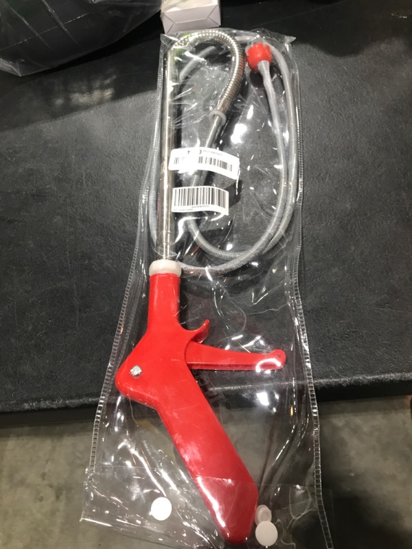 Photo 1 of 69"Toilet Snake Clog Remover,Toilet Auger Grabber Tool?Plumbing Snake for Toilet,With 4 Claws Bendable Hose Pickup Reaching Assist Tool for Grabbing Objects Blocked in Toilet Pipes and Drainage Drains 69inch Toilet Auger