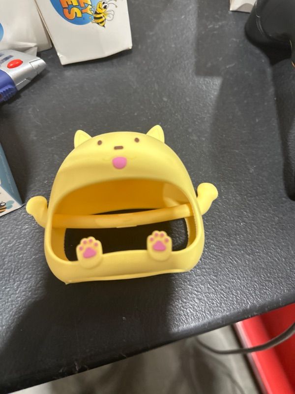 Photo 1 of Buzzy Bees Baby Teething Toys - Never Drop Baby Teether Toys for 3+ Months Infant, Food-Grade Soft Silicone Pacifier, Soothing and Calming Newborn Pacifier for Chewing and Sucking (Yellow Puppy)