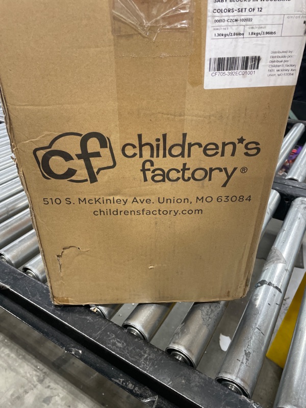 Photo 1 of Children's Factory Patchwork Activity Mat & Large Foam-Blocks-, Set of 12-Blocks-, Floor Mat for Kids/Babies/Infants, Homeschool/Classroom Use, Woodland