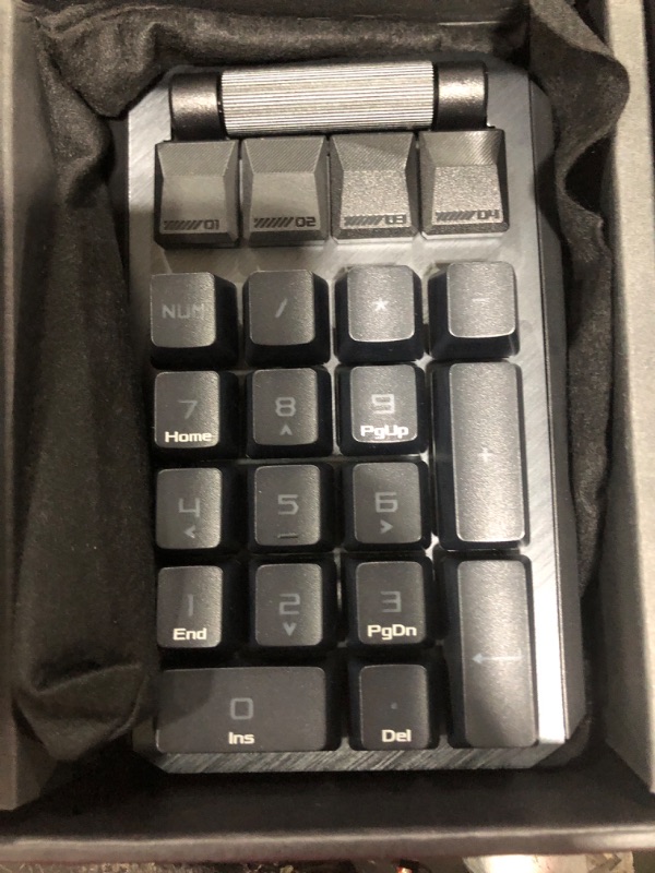 Photo 3 of ASUS ROG Claymore II 100% / 80% TKL Wireless RGB Modular Gaming Keyboard, ROG RX Red Switches, PBT Doubleshot Keycaps, Detachable Numpad, Wrist Rest, Media Controls, USB Passthrough - Black PBT