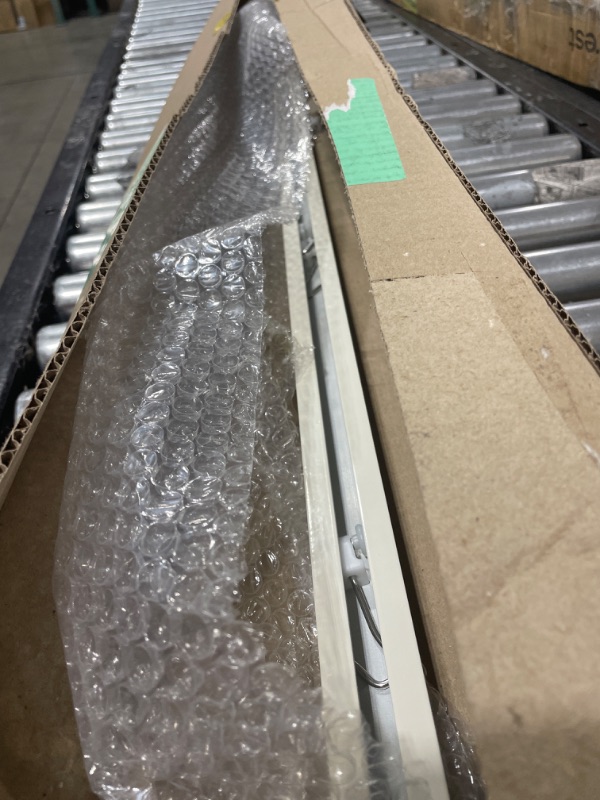 Photo 1 of Ontrack 3.6ft Heavy Aluminum Room Divider Ceiling Track Set, Can be Used as an Extension Track Rod, Extra Load Bearing, Include Hooks of Corresponding Quantity and Necessary Accessories (White) White 3.6ft Track Set