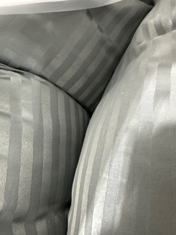 Photo 2 of Basic Beyond King Size Pillows for Sleeping - Soft Down Alternative Pillows Luxury Hotel Collection Bed Pillows Set of 2, Grey, 20x36 Inches Grey King (Pack of 2)