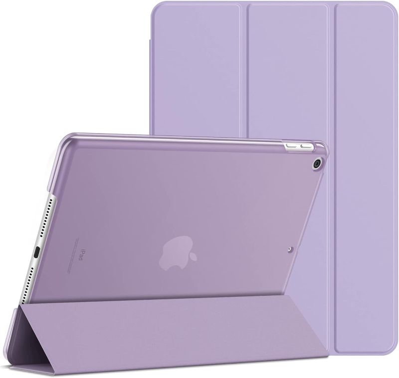 Photo 1 of JETech Case for iPad (9.7-Inch, 2018/2017 Model, 6th/5th Generation), Smart Cover Auto Wake/Sleep, Light Purple
