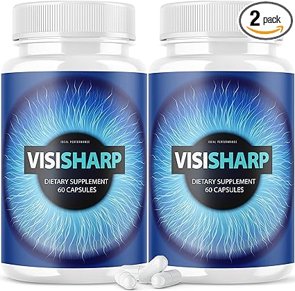 Photo 1 of 07/2025 (2 Pack) Visisharp Advanced Eye Health Formula for Eyes Pills Visi Sharp Supplement (120 Capsules)