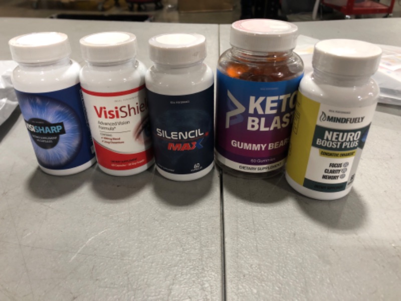 Photo 1 of Box of Various Vitanmins 