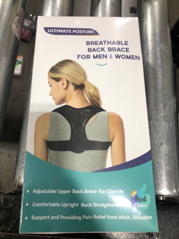 Photo 2 of Ultimate Posture Shoulder Posture Corrector for Men and Women, Posture Brace Under Clothes Back Brace Support Posture Corrector, Back Straightener Posture Pro Fix (Medium)