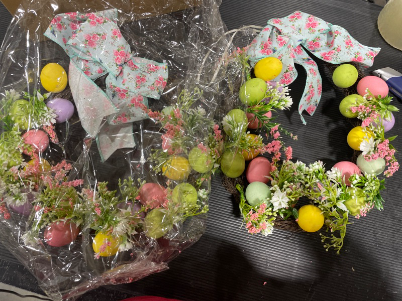 Photo 1 of 2 PACK EASTER WREATHS
