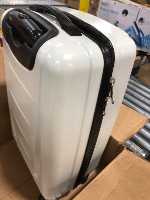 Photo 2 of Samsonite Winfield 2 Hardside Expandable Luggage with Spinner Wheels, Carry-On 20-Inch, Brushed White Carry-On 20-Inch Brushed White