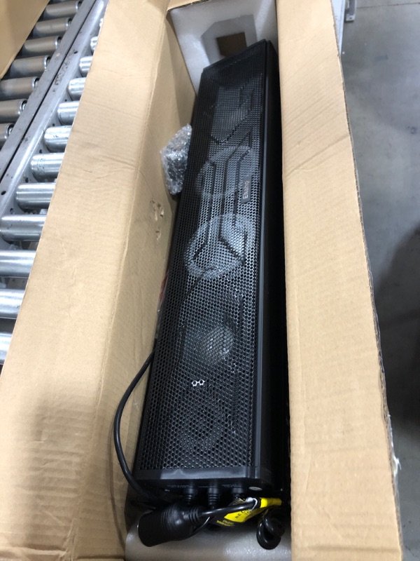 Photo 2 of Ehaho 25 Inch UTV Sound Bar, ATV SoundBar Bluetooth with RGB Lighting, Amplified Powersports SXS Sound Bar, Waterproof Golf Cart Sound Bar, UTV Speakers for Marine Polaris RZR Can-Am