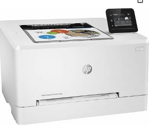 Photo 1 of HP Color LaserJet Pro M255dw Wireless Laser Printer, Remote Mobile Print, Duplex Printing, Works with Alexa (7KW64A), White