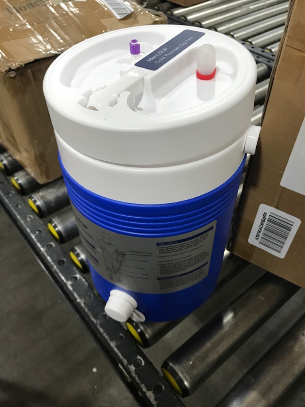 Photo 1 of Cold Therapy Ice Machine System with Upgraded Programmable Timer, Knee and Ankle Joint Compression Pad, Strong Cryotherapy Machine, Lightweight Reusable Ice Machine for Knee/Foot