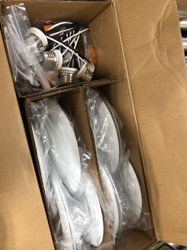 Photo 1 of Sunco 5/6" LED Disk Lights Flush Mount Ceiling Light Fixture Recessed for Kitchen, Bedroom, Home Office, Bathroom, 1050LM, Dimmable Low Profile Surface Mount, 12 Pack, 5000K Daylight 5000k Daylight 12 Pack