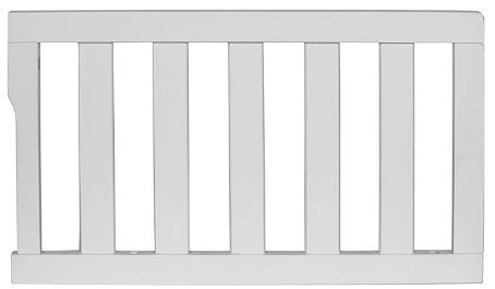 Photo 1 of Convertible Crib Toddler Guard Rail in Grey, Converts Cribs to Toddler Beds, Solid Wood Construction