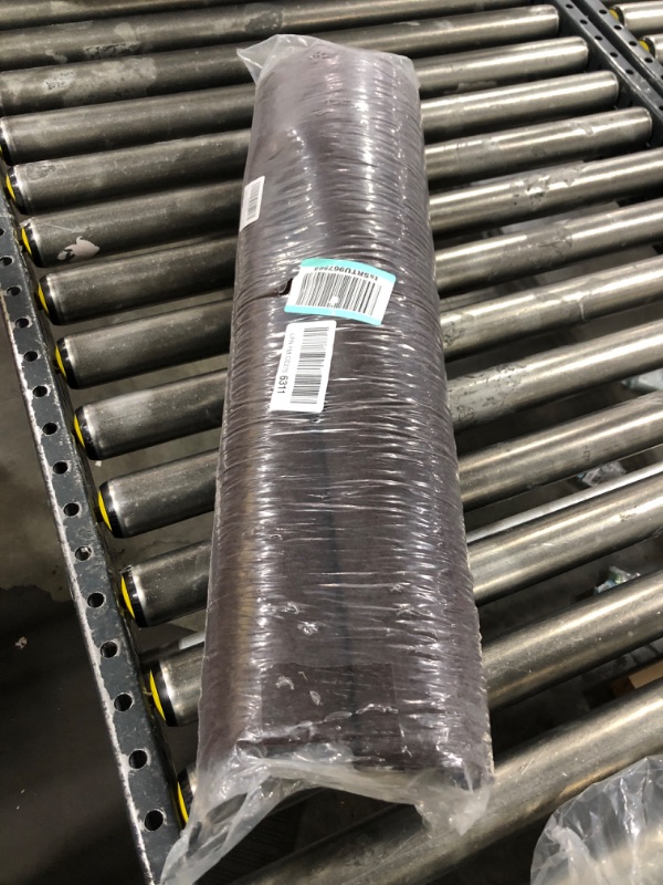 Photo 1 of Runner Rug 2ft x 7ft Indoor Outdoor Utility Carpet Runner,Area Rugs with Non-Slip Rubber Backing for Hallway Kitchen Entryway Balcony Garage Stair Laundry Room Bathroom Chocolate Brown 2 ft x 7 ft