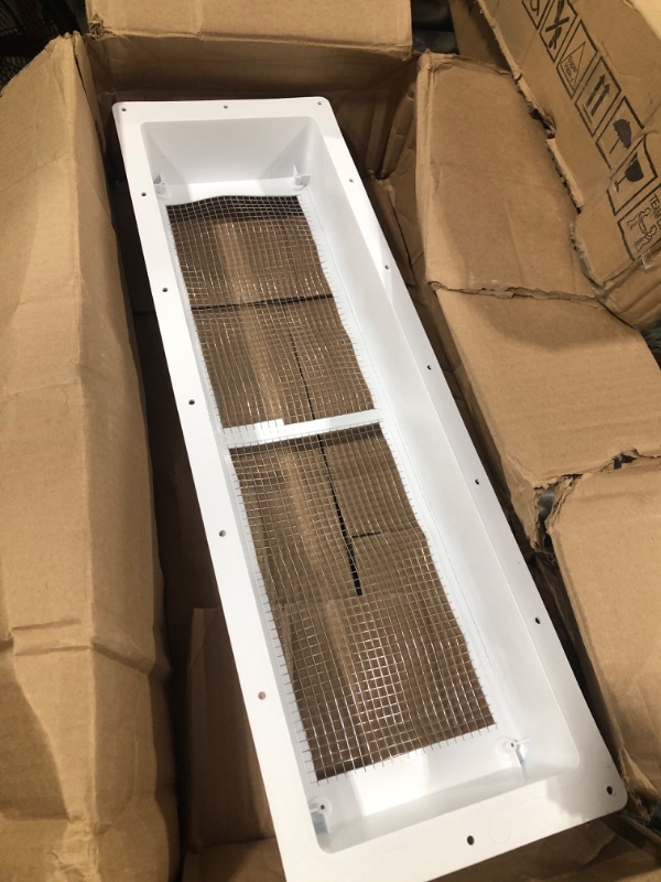 Photo 2 of DOMETIC 3312694.007 Refrigerator Vent Base Only for Complete Vent Kit - Polar White