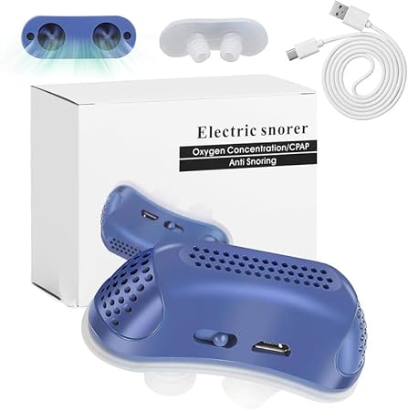 Photo 1 of Anti Snoring Devices, Automatic Nasal Dilator Nose Vents Plugs Provide The Effective Snoring Solution to Stop Snoring, Snoring Solution for Men and Women, Suitable for All Nose Shapes(Blue)
