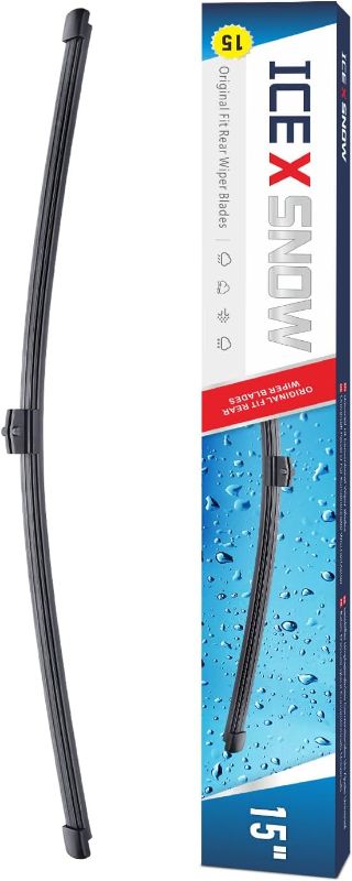 Photo 1 of 15" Rear Windshield Wiper Blade Replacement for Audi Q5 2022-2018 Q7 2021-2017 /Volkswagen Touareg 2014-2011 Back Window Wiper Blade-A360H (Single)
